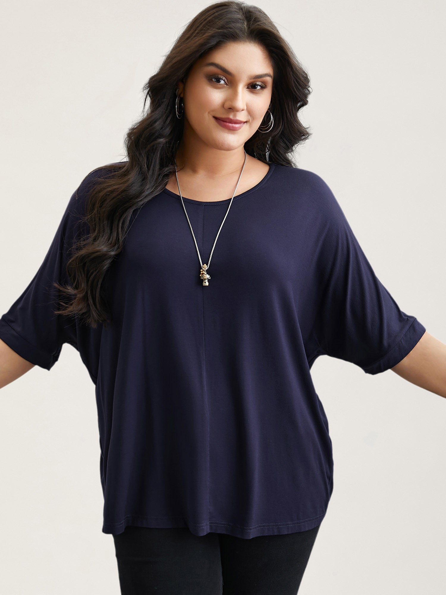 Supersoft Round Neck Plain T-Shirt