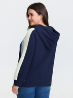 Colorblock Cozy Raglan Sleeve Hoodie