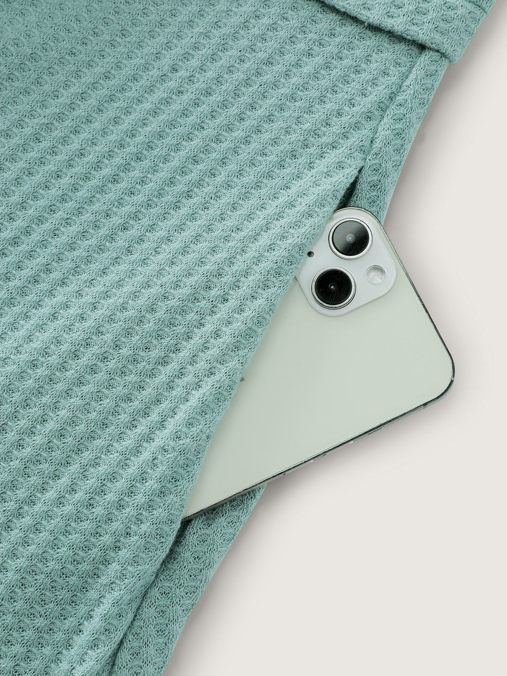 Layered V-Neck Fit and Flare Knit Top