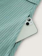 Layered V-Neck Fit and Flare Knit Top