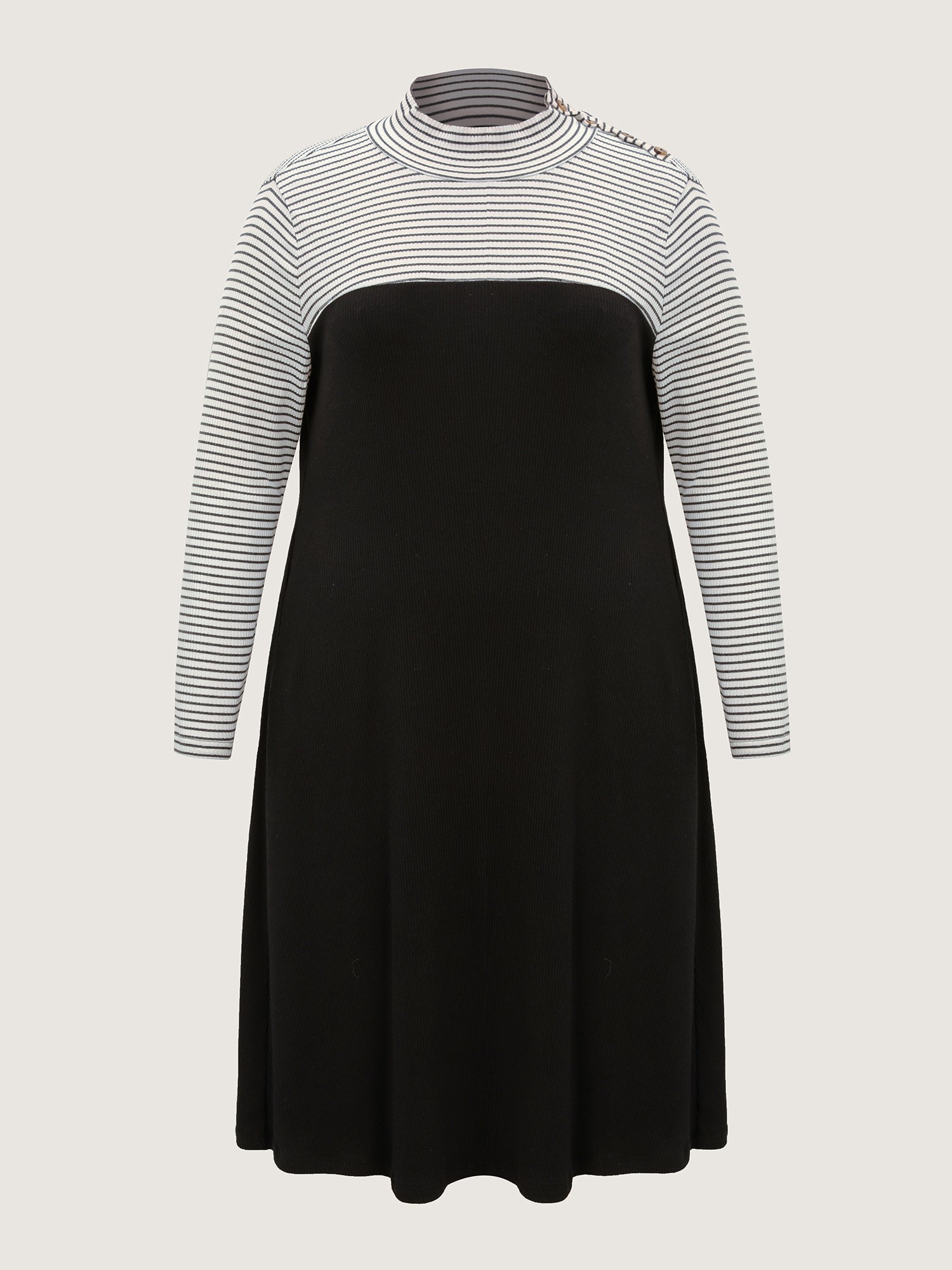 Layered Keep it Casual Stripe Midi Dress