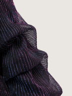 Phantom Silk Stretchy Shirred Waist Midi Dress