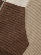 Hooded Colorblock Zipper Jacket