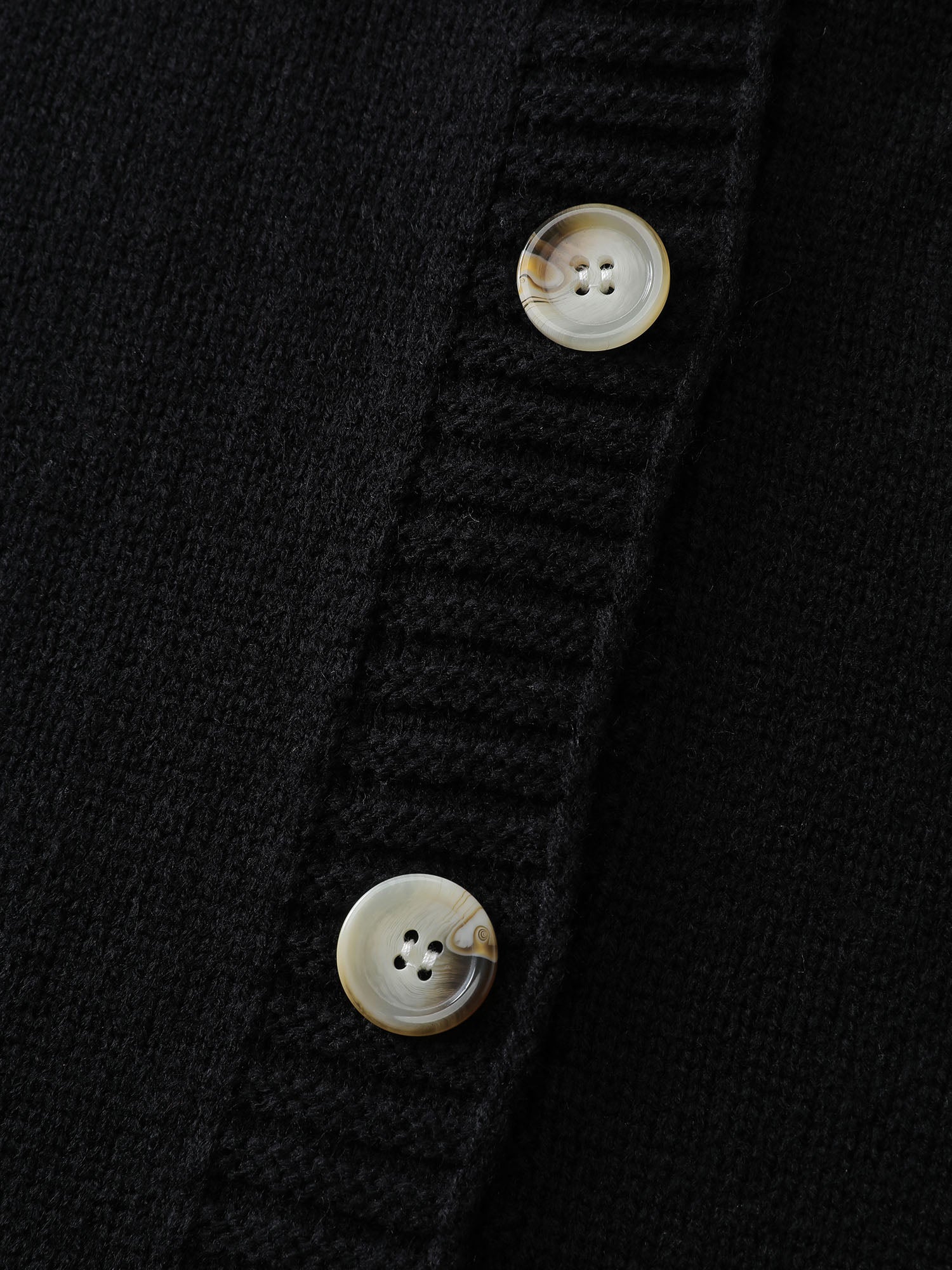 Gingerbread Santa Embroidery Knit Cardigan