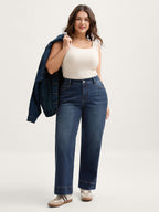 Retro Wash Straight-Leg Jeans