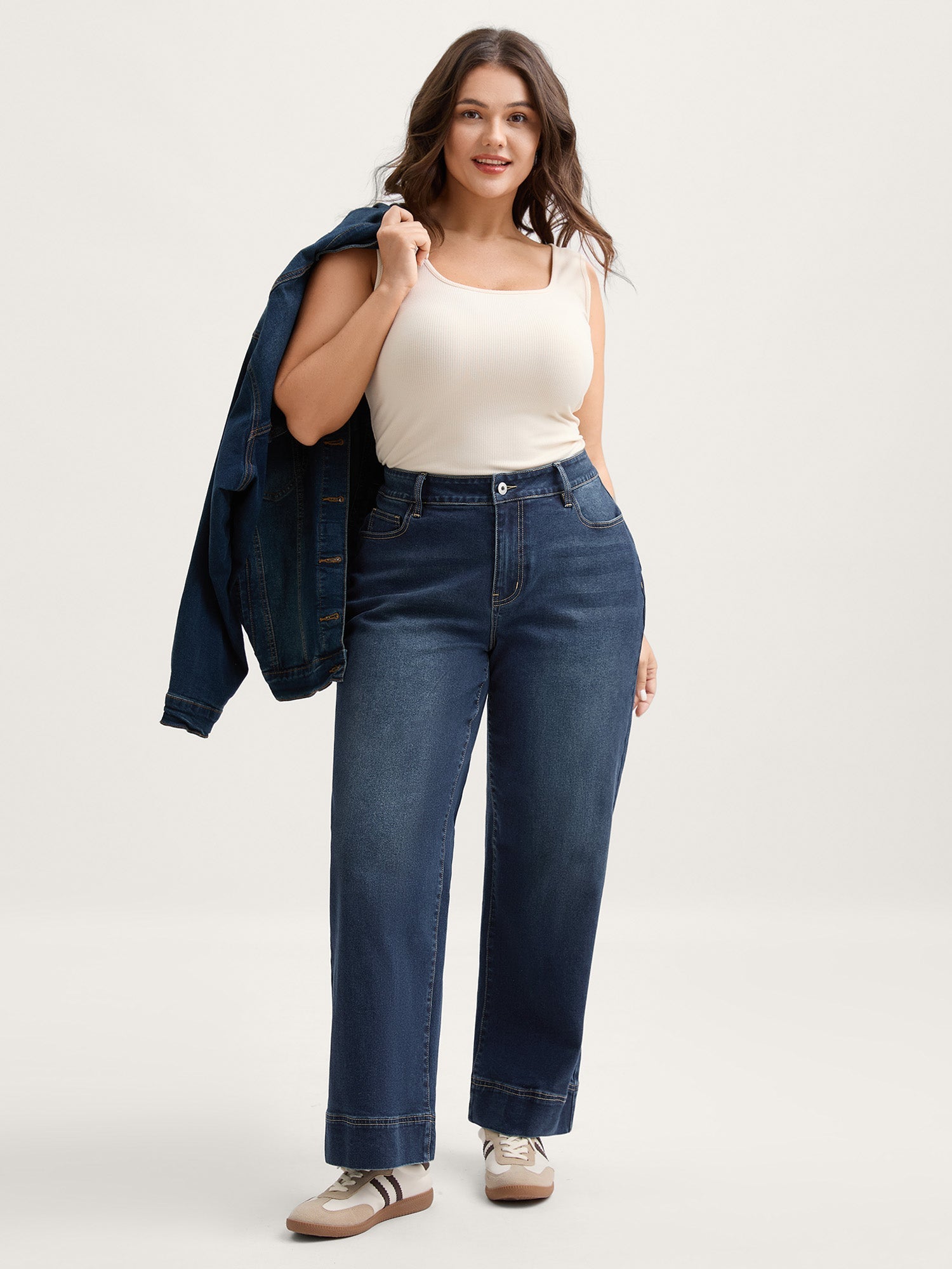 Retro Wash Straight-Leg Jeans