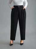 Double Buckle Straight Leg Pants