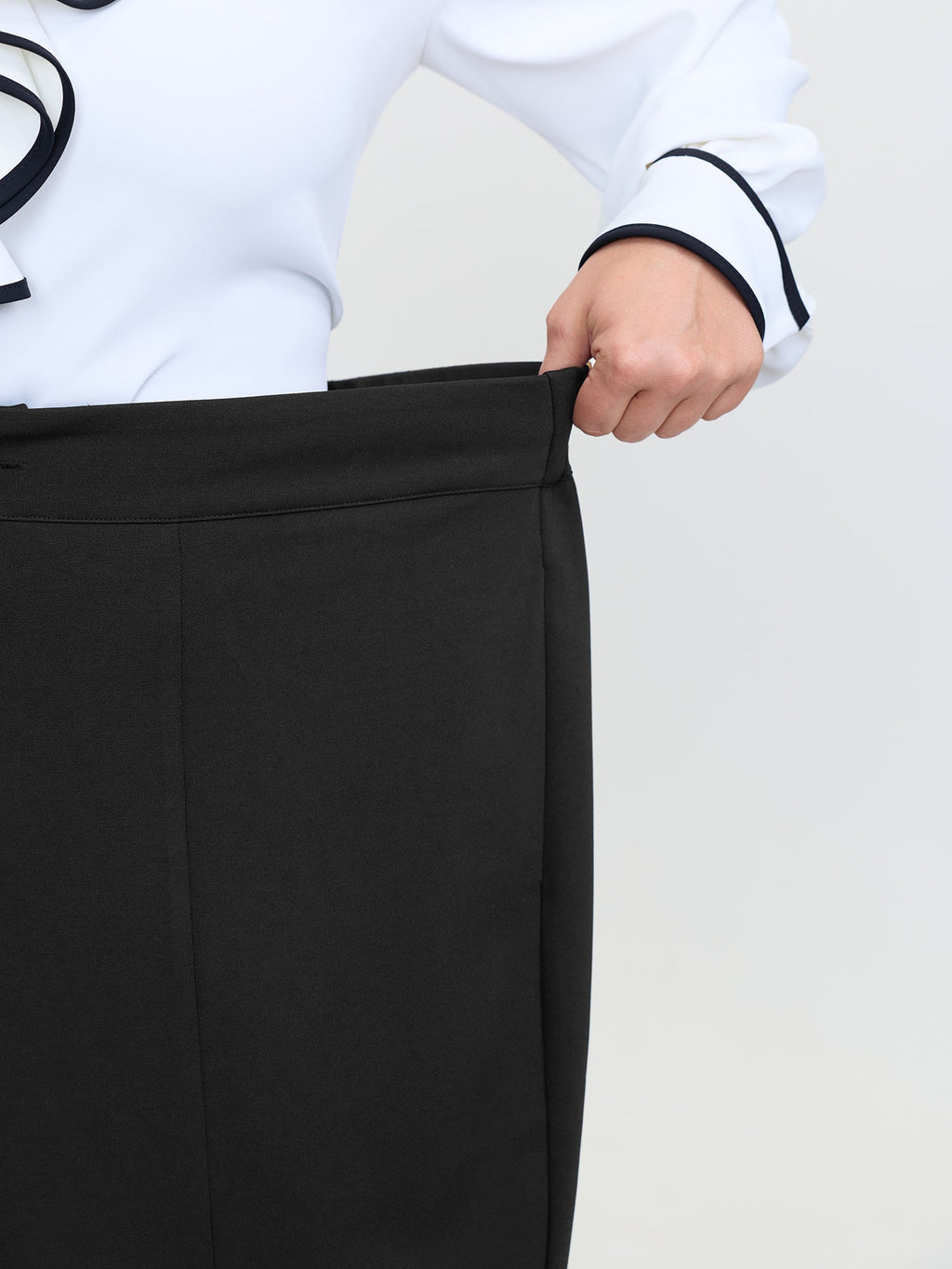 Elastic Back Waistband Pants