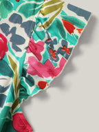 Sunkissed Floral Print Button Wide-Leg Jumpsuit