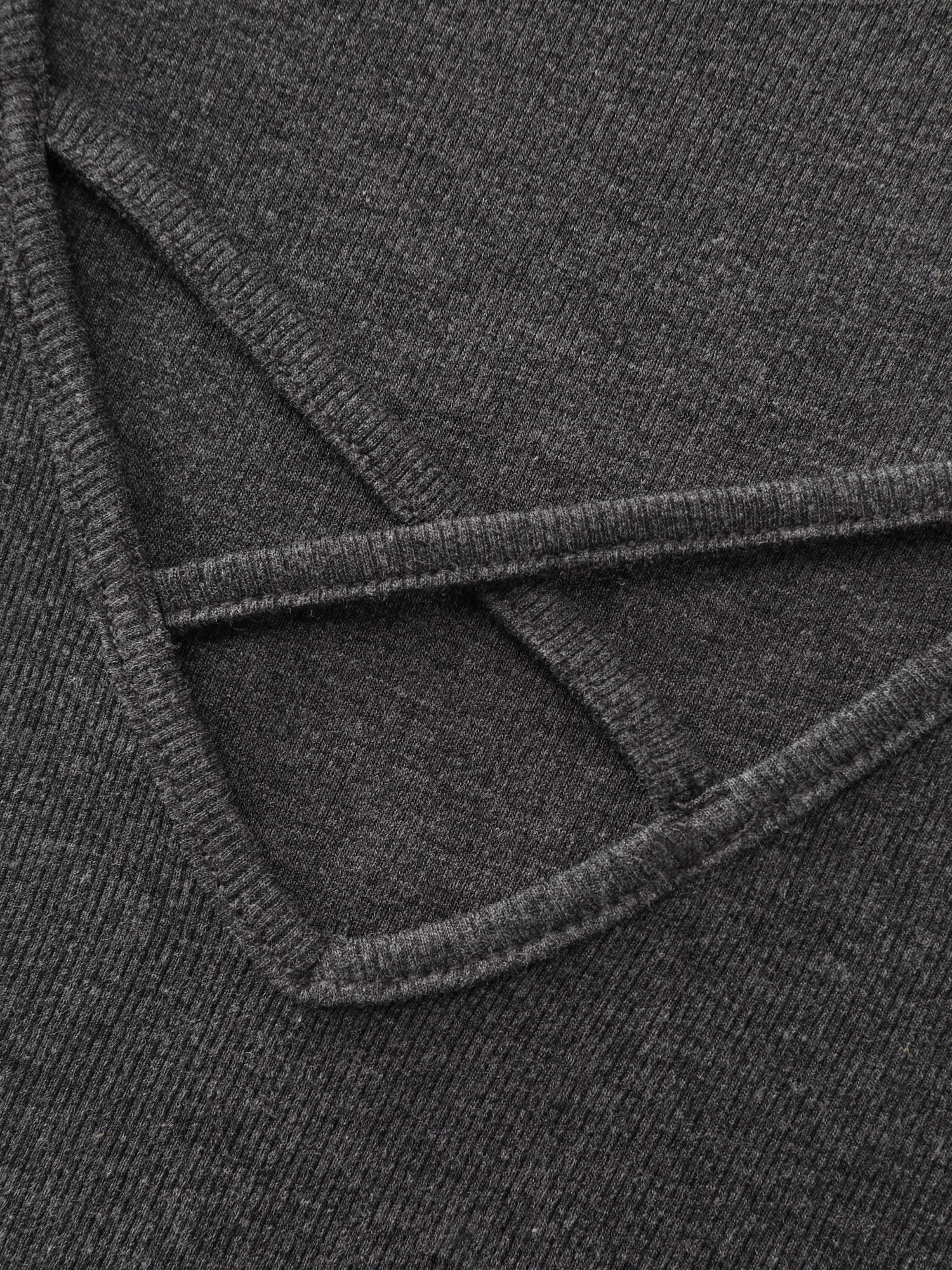 Textured Stretchy Cut-Out Neckline T-Shirt