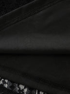 Sweetheart Neckline Sheer Lace Midi Dress