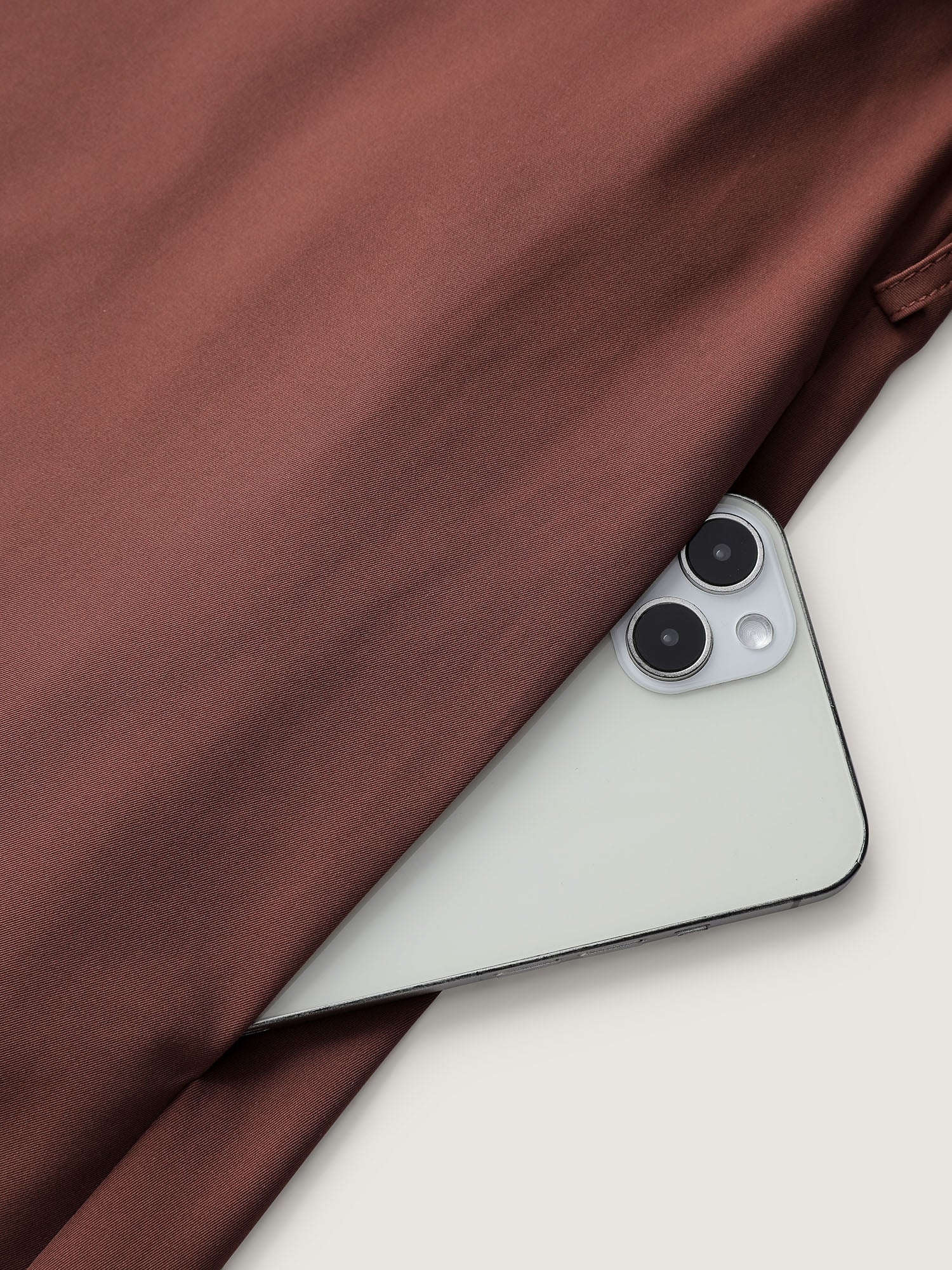 Button Belted Layered Trench Coat