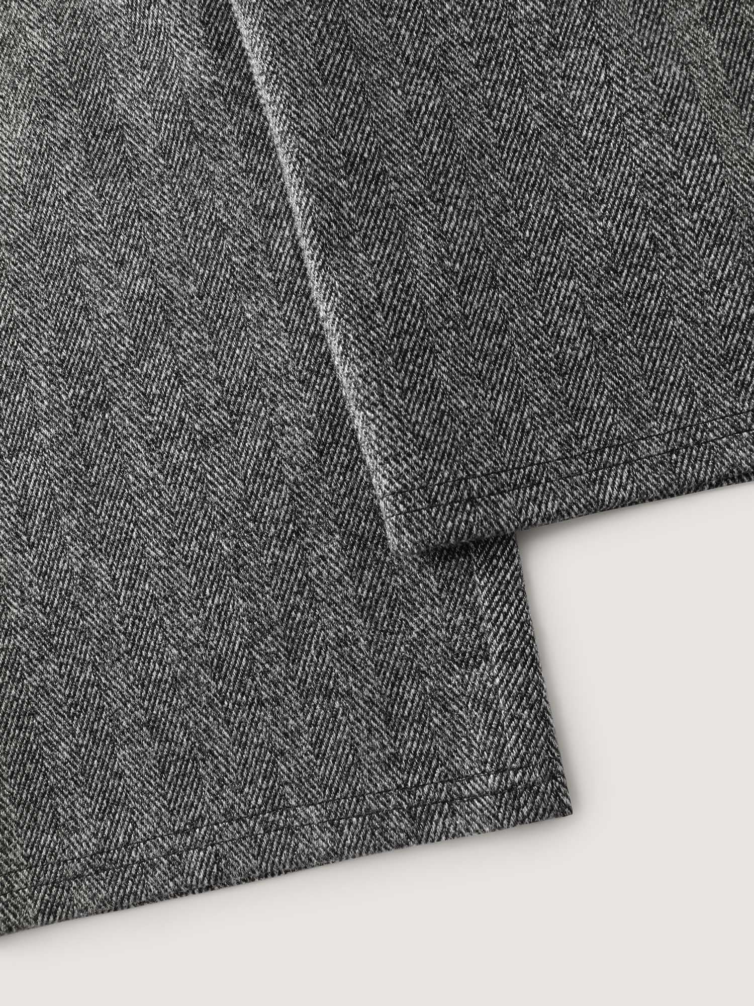 Stretchy Herringbone Pull-On Pants