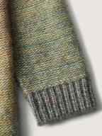 Heather Color Gradient Drop Shoulder Pullover