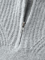 Textured Super Stretchy Hooded Pullover