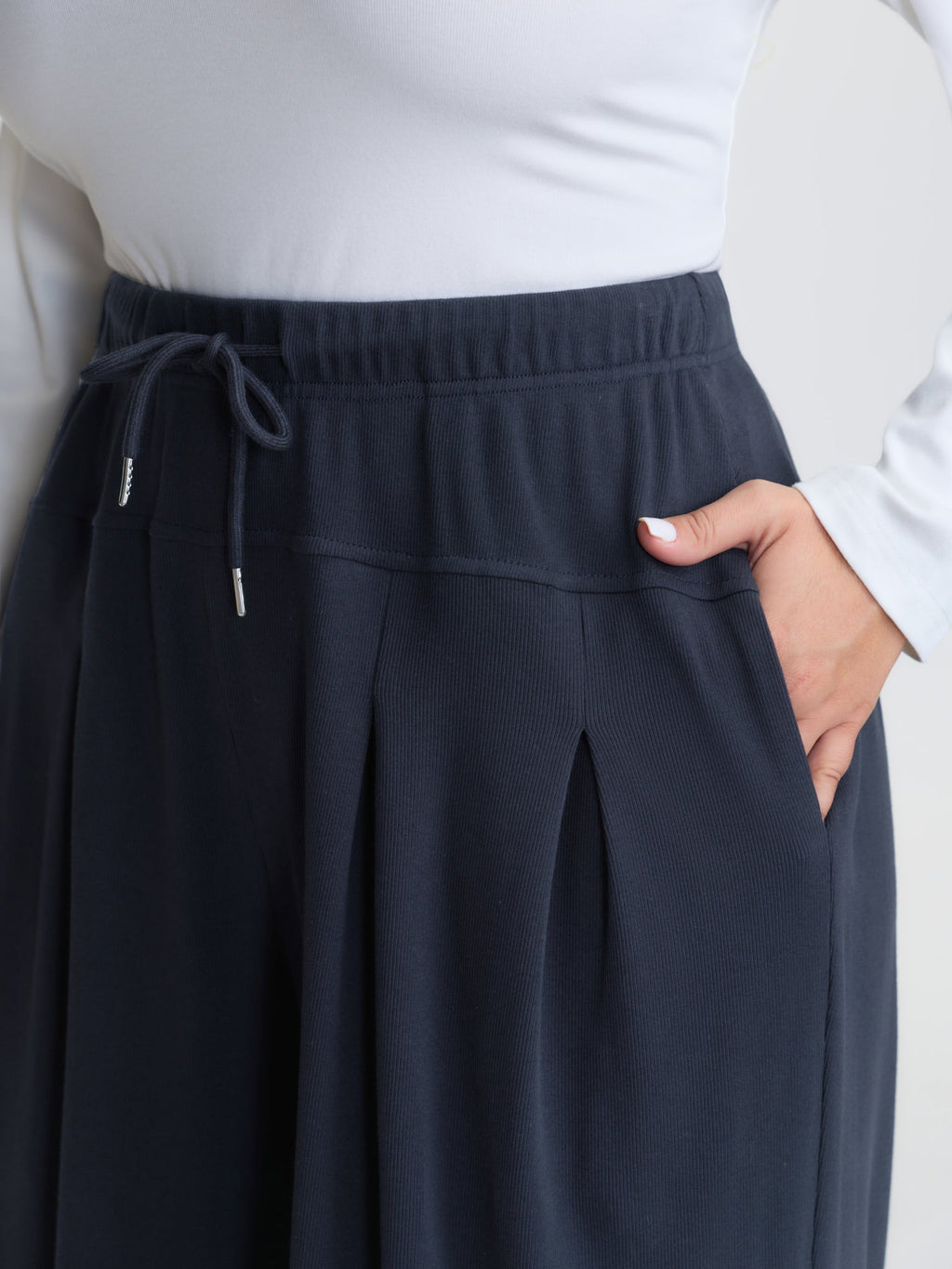 Pure Cotton Pleated Pockets Lounge Bottoms