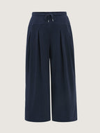 Pure Cotton Pleated Pockets Lounge Bottoms