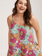 Vivid Groove Stretchy Adjustable Jumpsuit