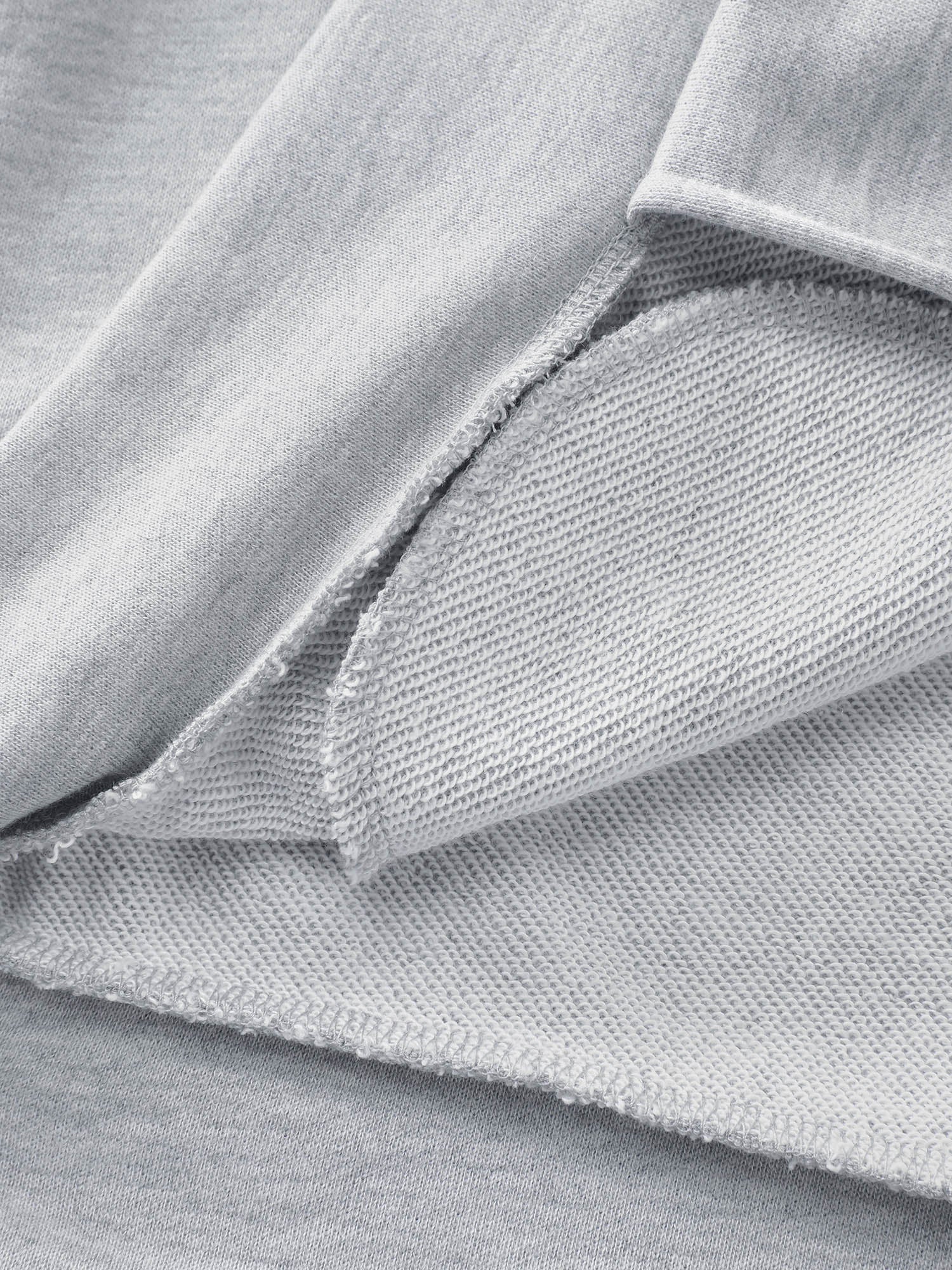 Color Contrast Drop Shoulder Hooded Jacket