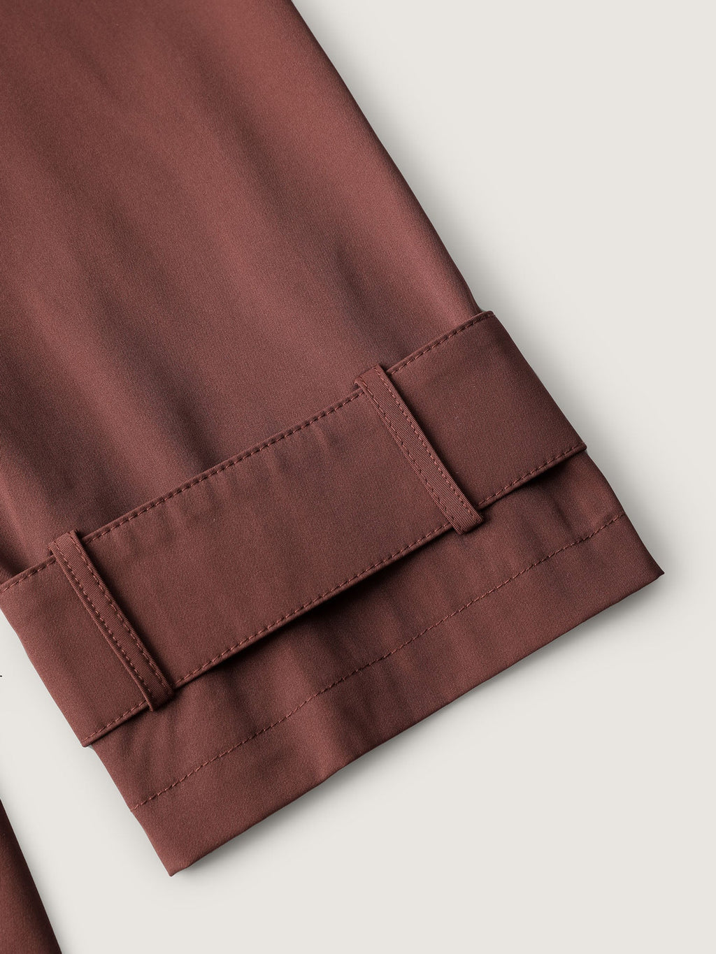 Button Belted Layered Trench Coat