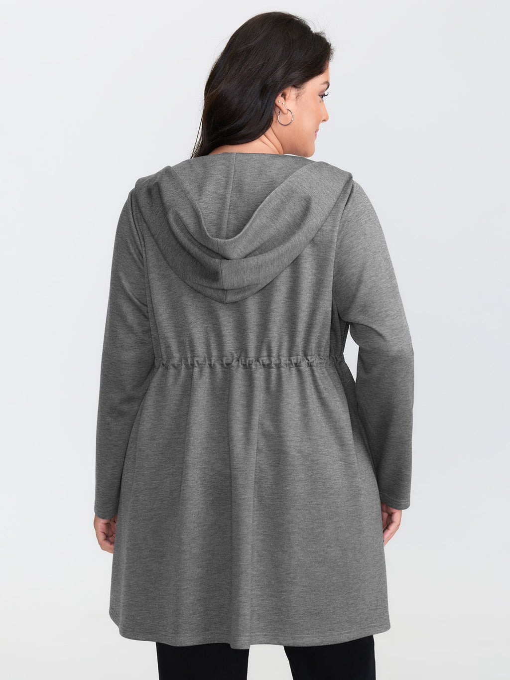 Supersoft Color Contrast Hooded Coat