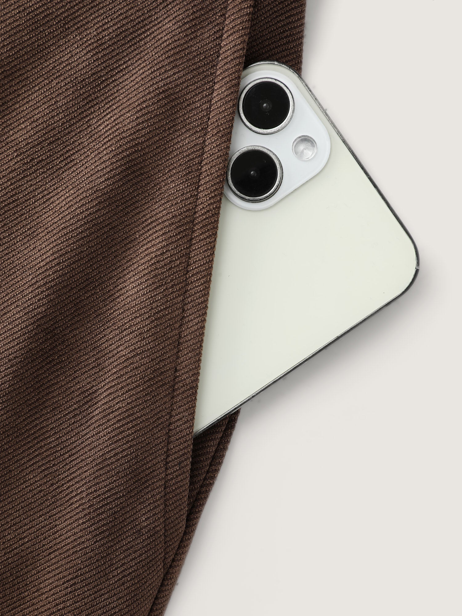 Pleated Double Button Flared Hem Pants