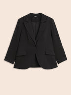 Stretch Woven Pocket Slim-Fit Blazer