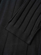 Plain Textured Kimono Collar Cardigan