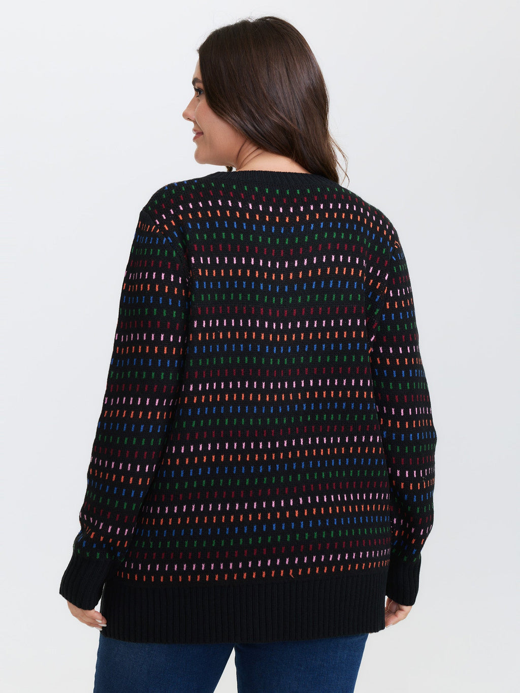 Colorful Polka Dots Stretchy Pullover