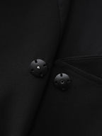 Side Belted Plain Blazer