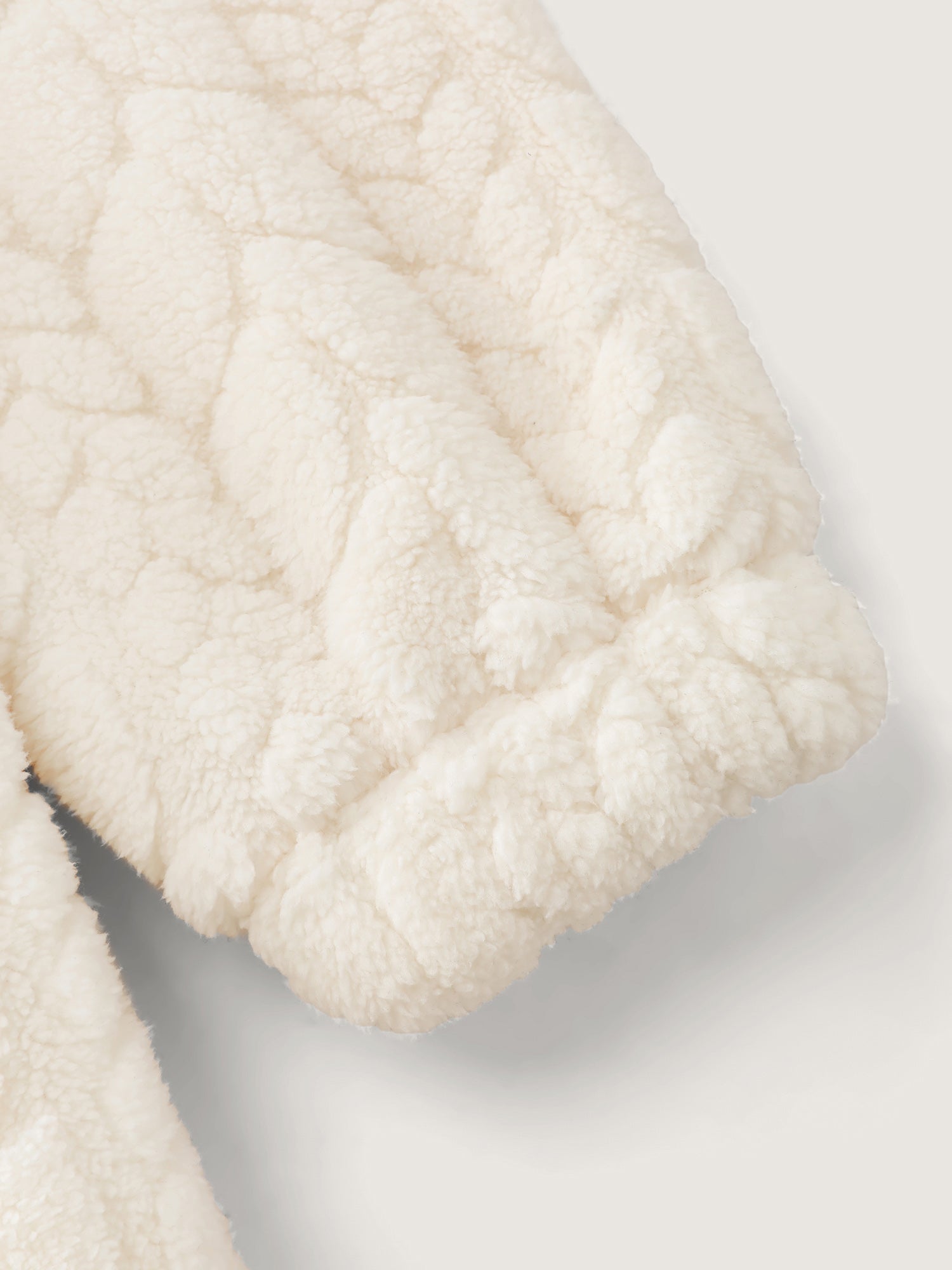 Fleece Half Zipper Hooded Sleep Jumpsuit