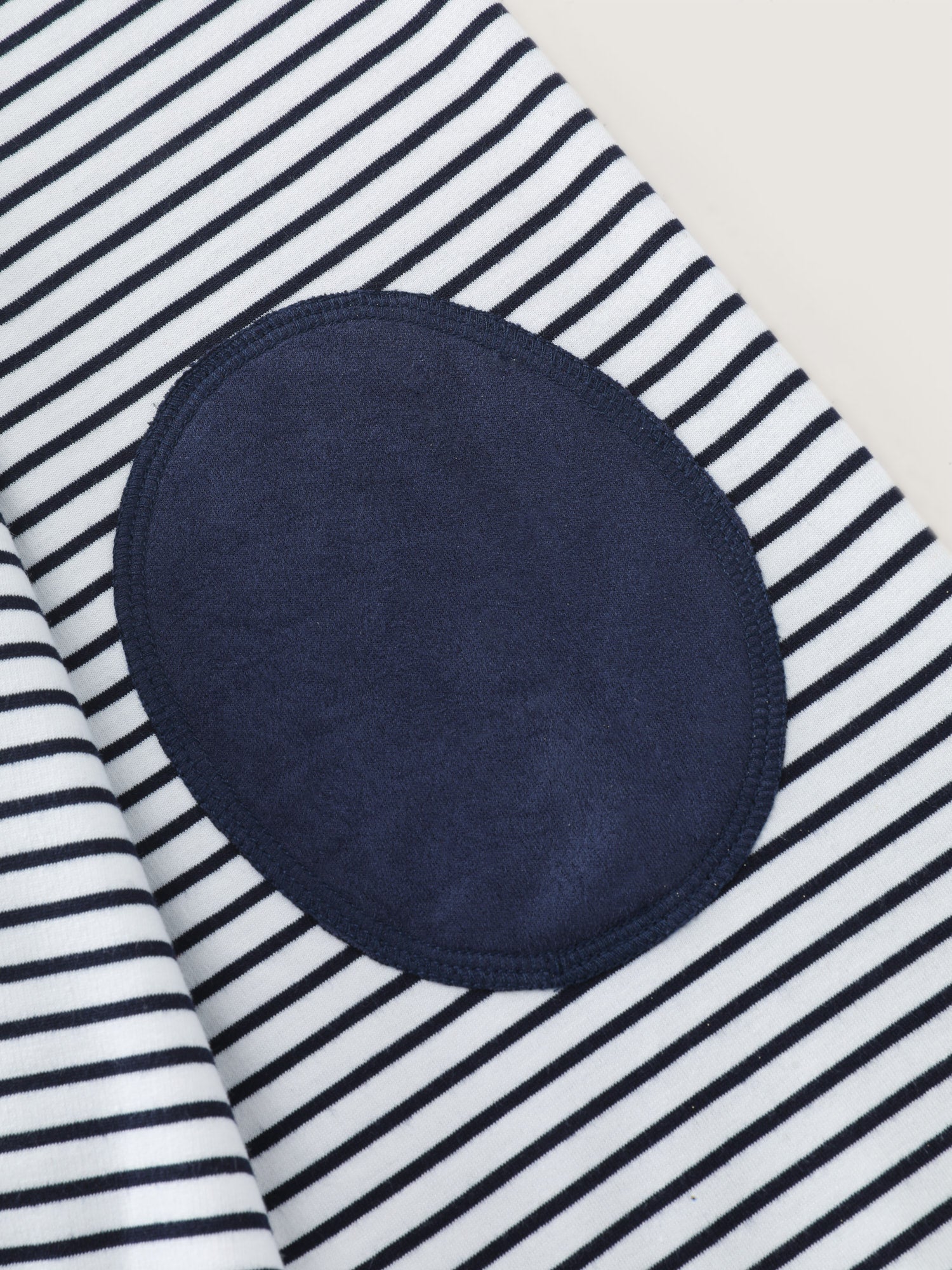 Colorblock Stripe Round Neck Sweatshirt