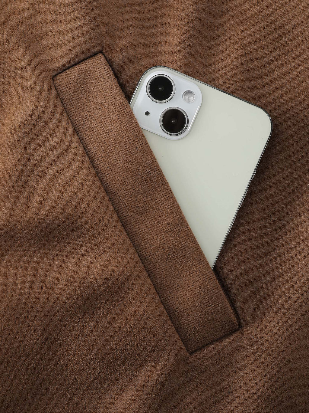 Zipper Detail Lapel Collar Jacket