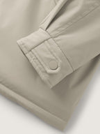 Hooded Drawstring Waist Quilted Jacket