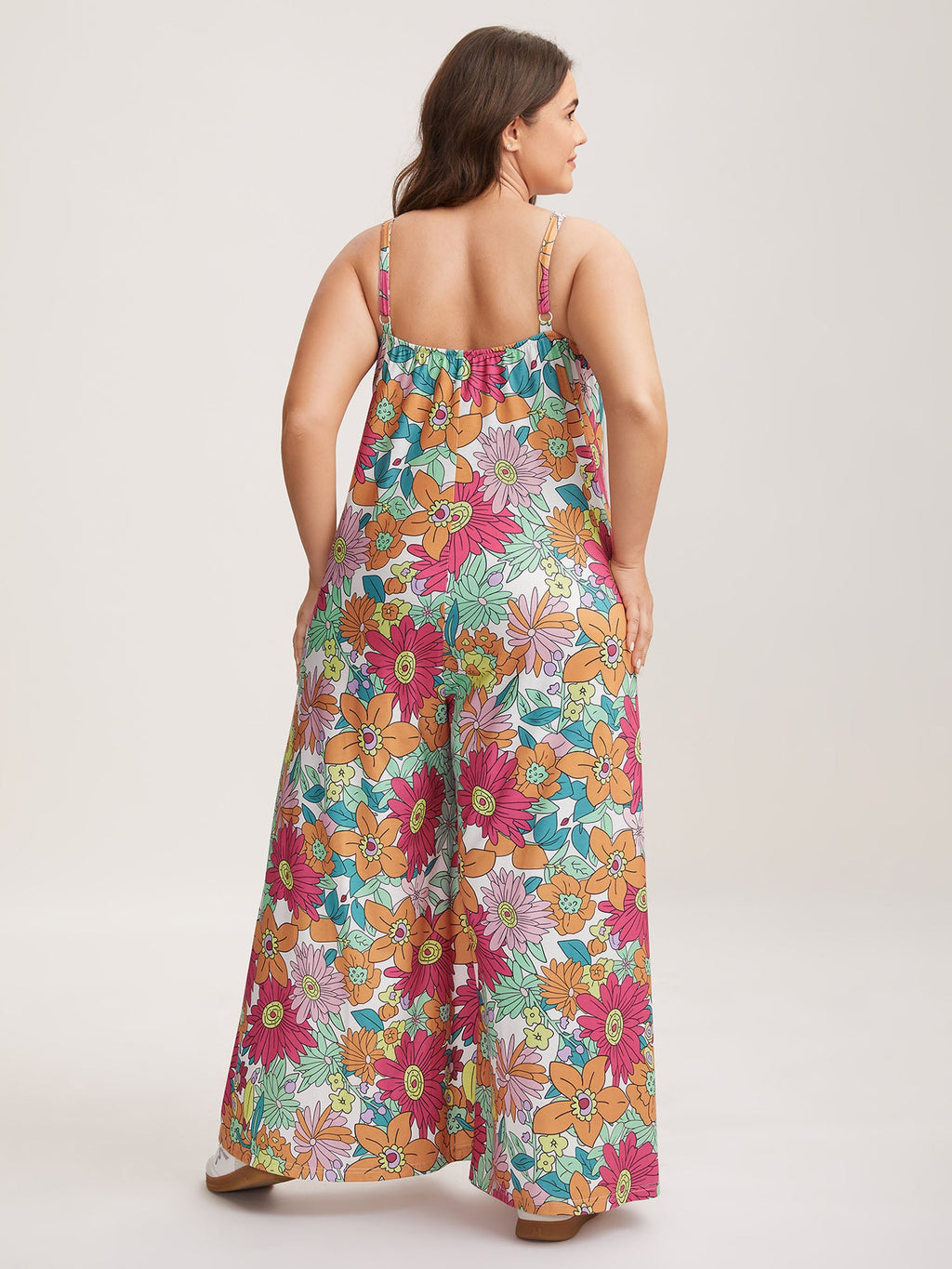 Vivid Groove Stretchy Adjustable Jumpsuit