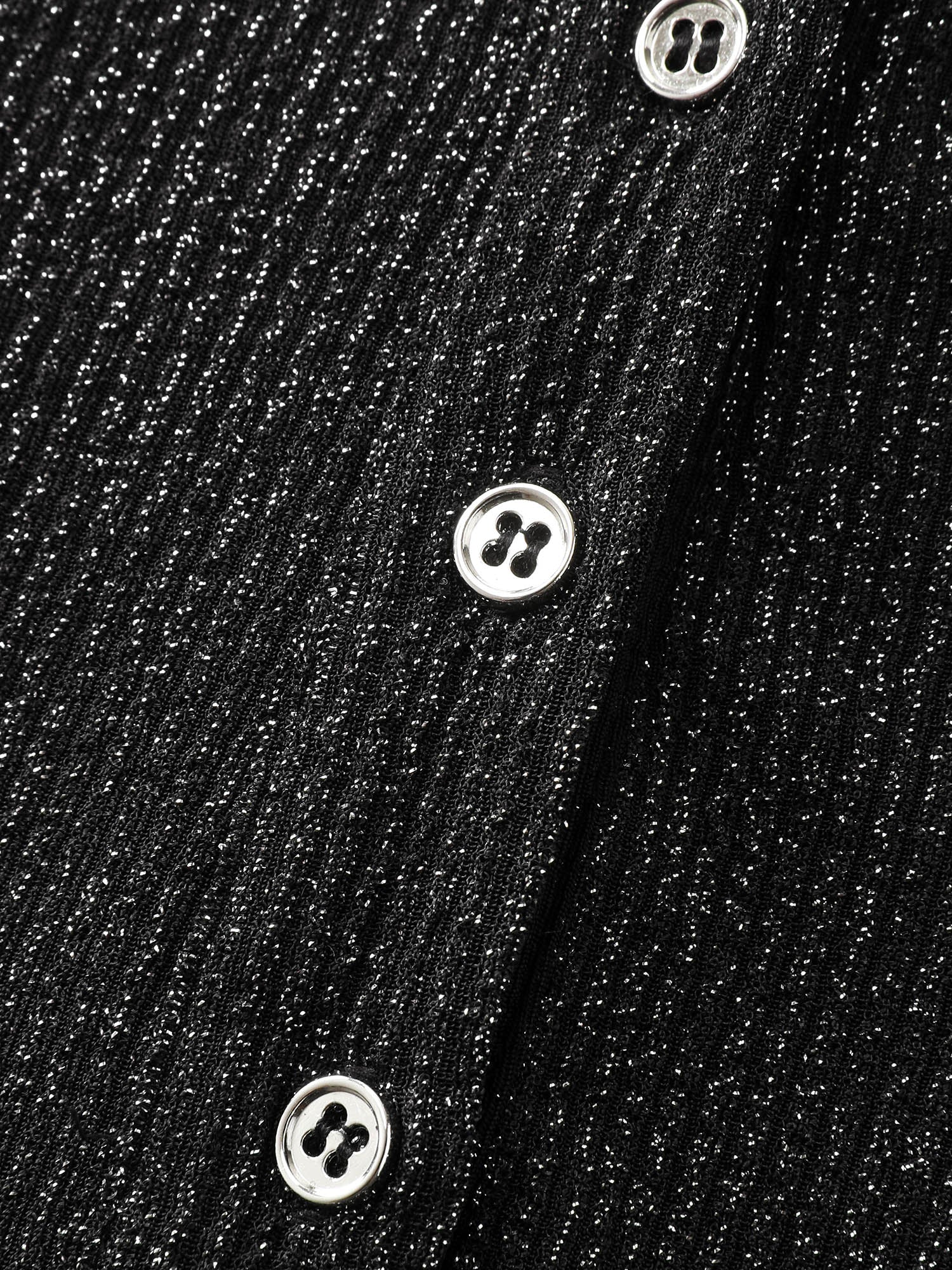 Luxe Feel Button Fitted T-Shirt