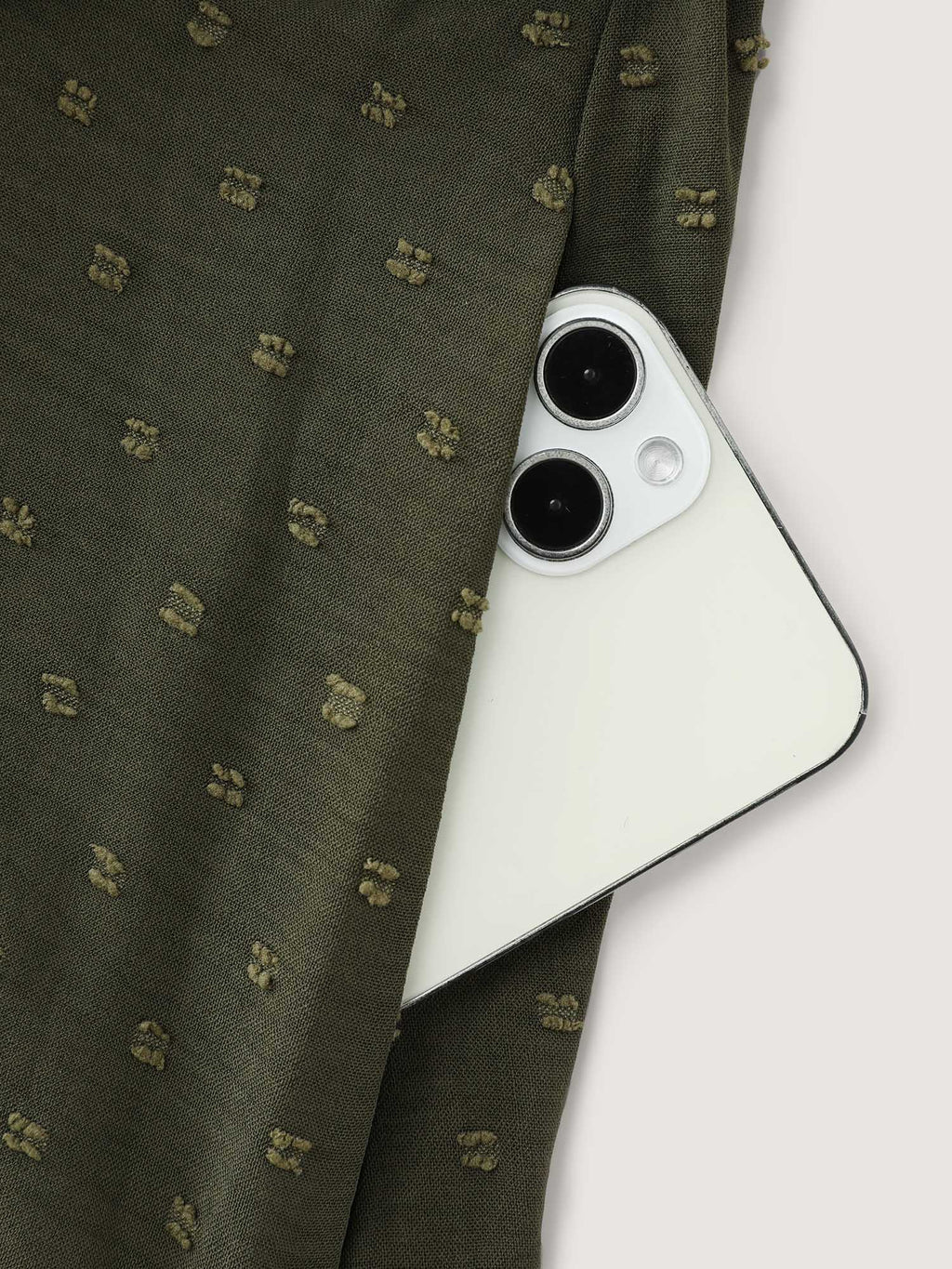 Textured Polka Dots Tiered Maxi Dress