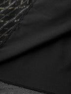 Shimmery Adjustable Gold Stamped Maxi Dress