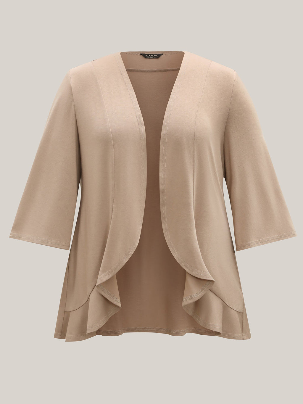 Lotus Hem Curvy Kimono Cover-Up