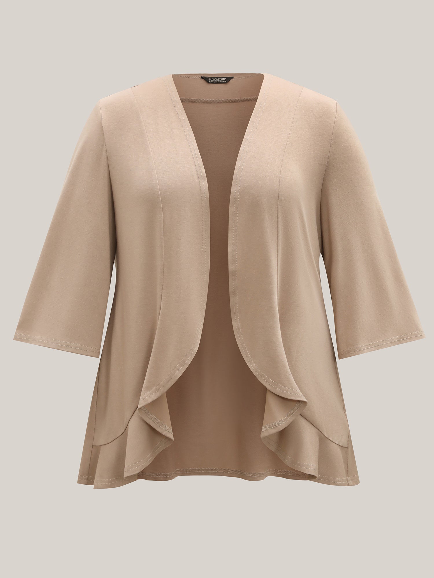 Lotus Hem Curvy Kimono Cover-Up