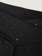 Sequin V-Shaped Waistband Pants