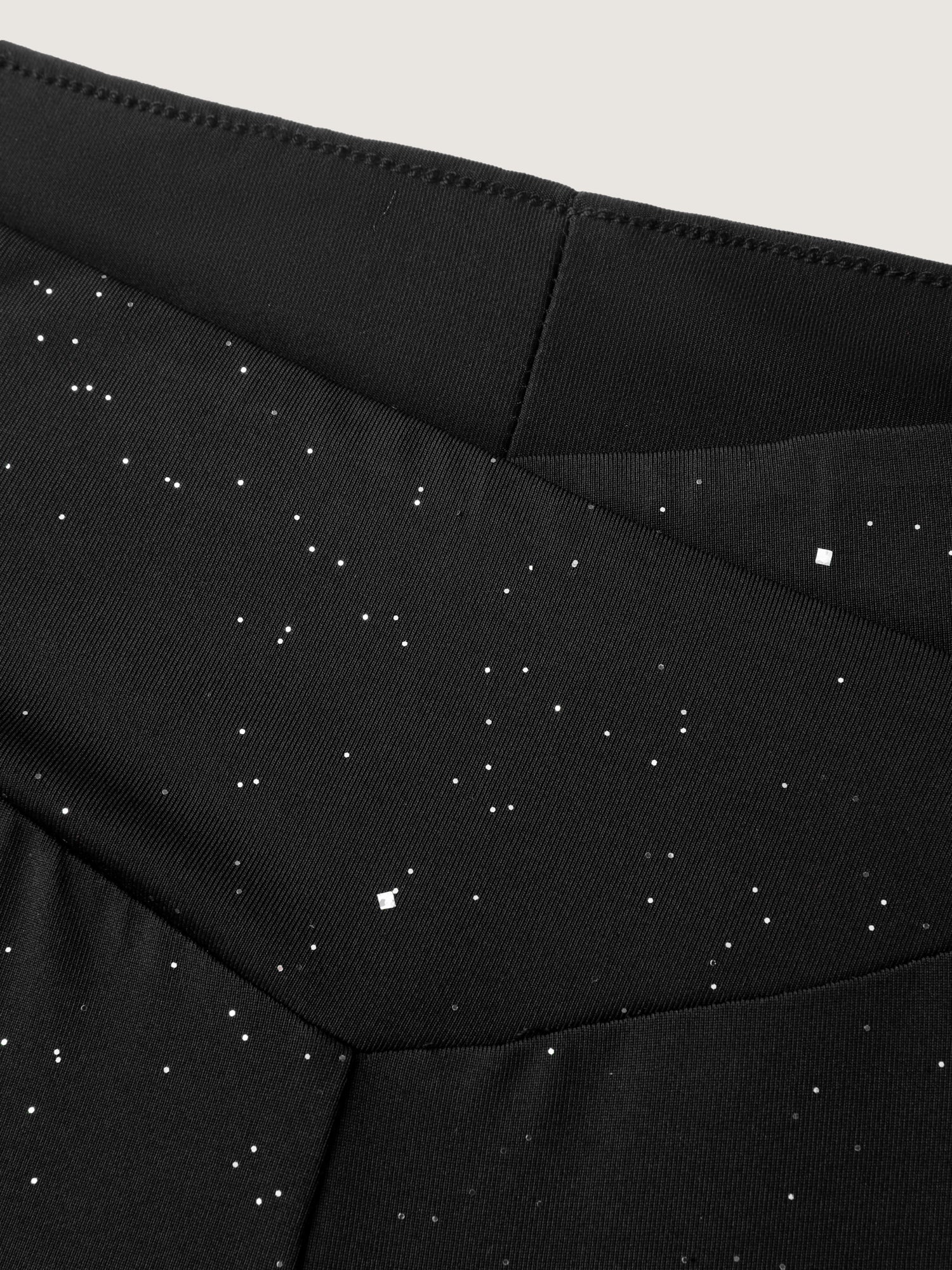 Sequin V-Shaped Waistband Pants