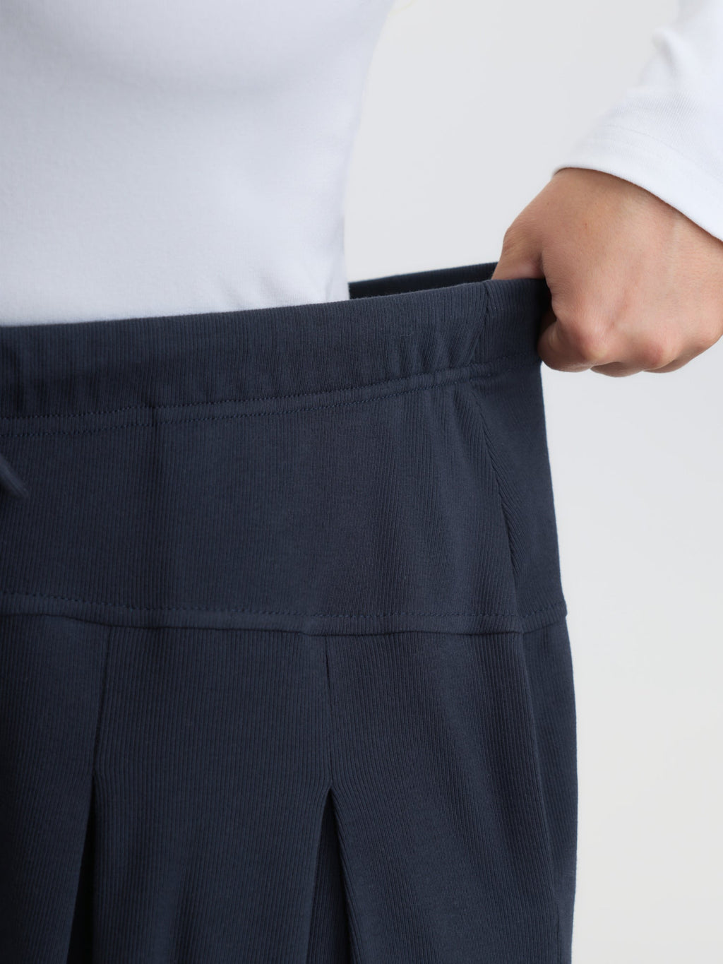 Pure Cotton Pleated Pockets Lounge Bottoms