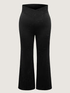 Sequin V-Shaped Waistband Pants