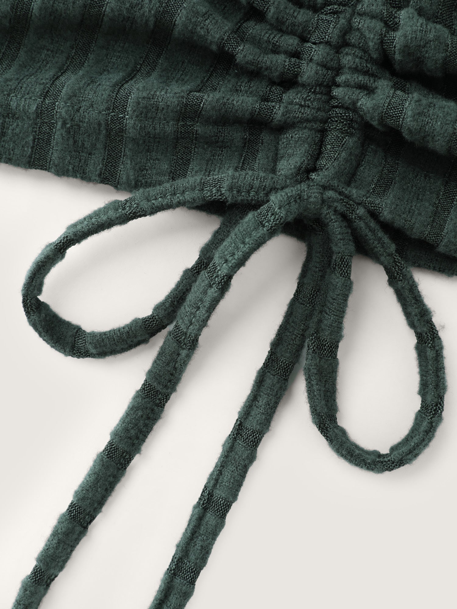 Textured Stretchy Adjustable Tie Lounge Set