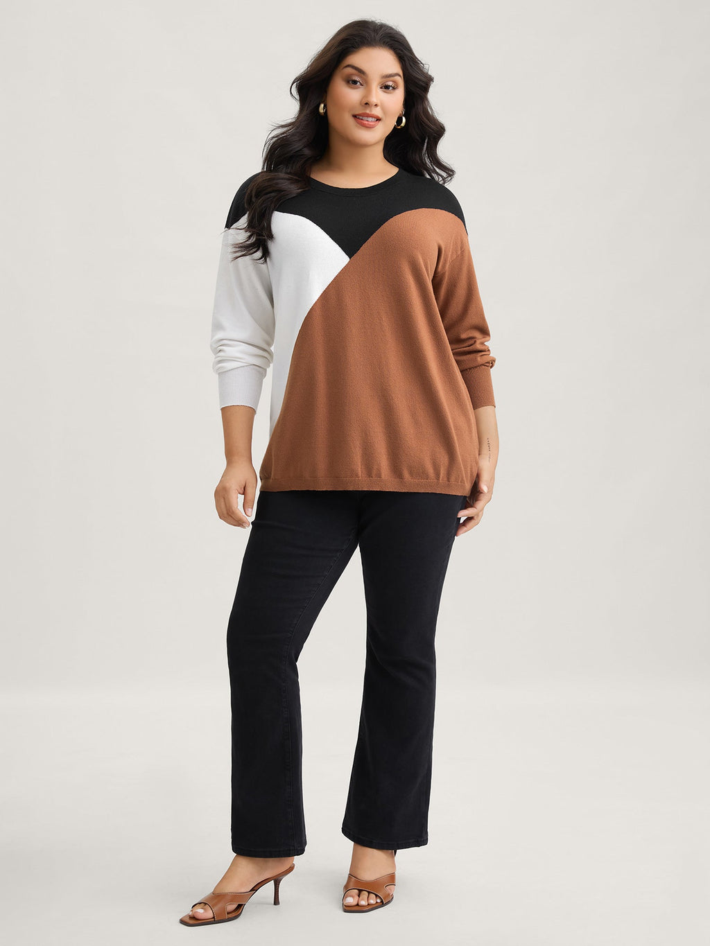 Supersoft Essentials Colorblock Contrast Pullover