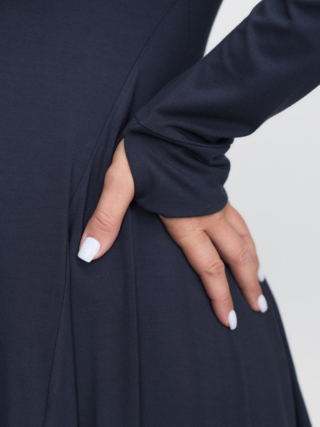 Supersoft Ruffled Hem Knit Top