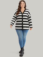 Halloween Striped Button Through Jacket