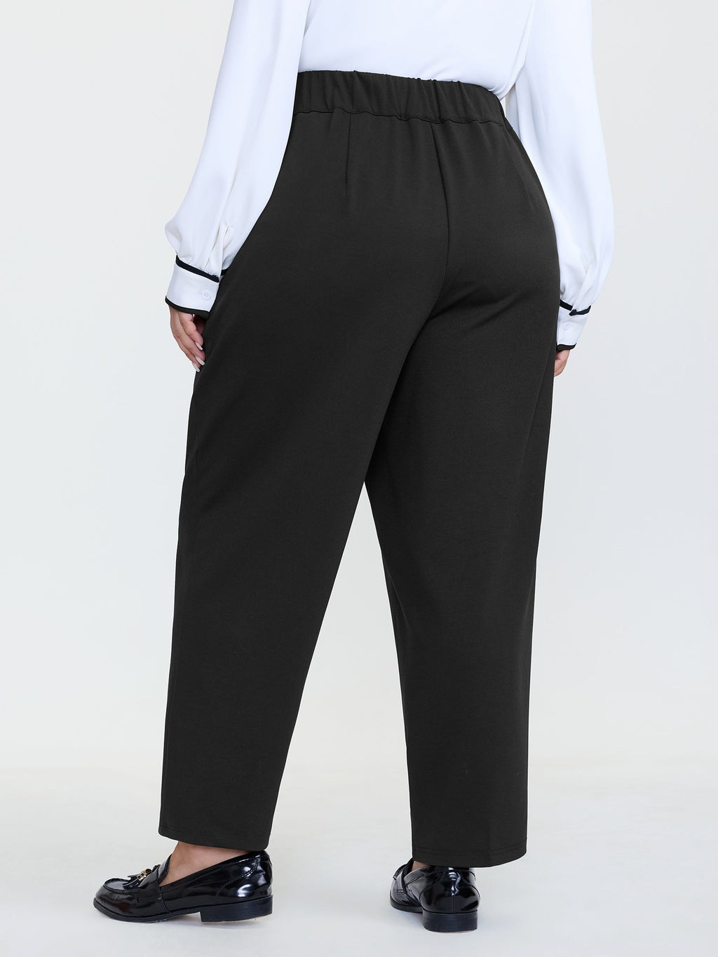 Elastic Back Waistband Pants