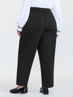 Elastic Back Waistband Pants